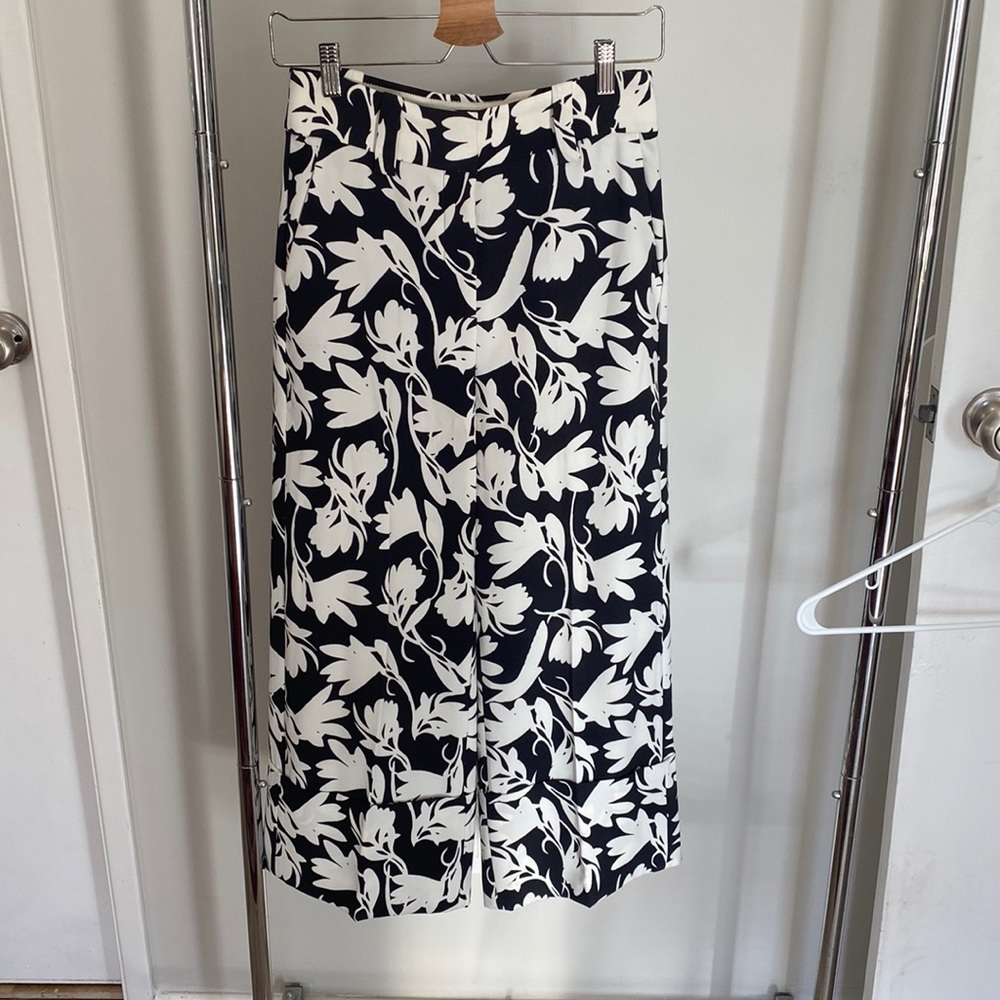 J.Crew silky wide leg work pants - high waisted